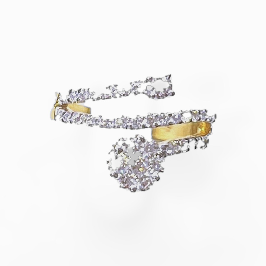 Bypass Diamond Ring