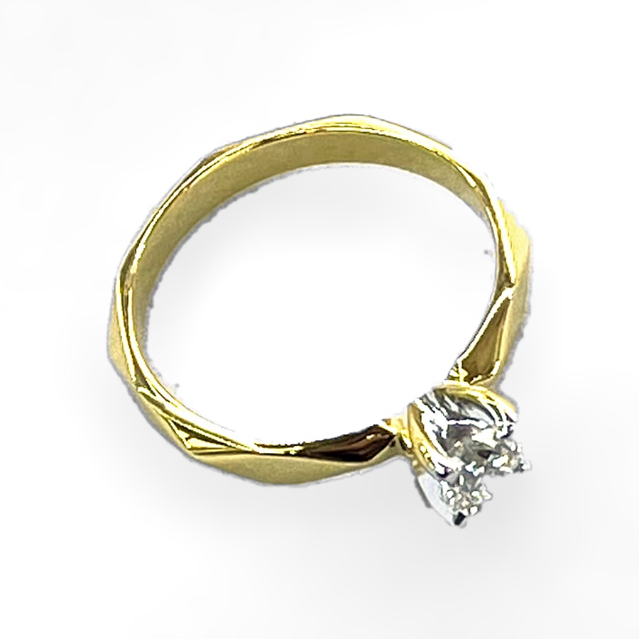 Four-Prong Solitaire Ring